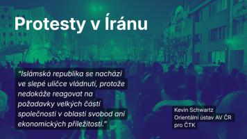 Zástupce ředitelky Orientálního ústavu AV ČR Kevin L. Schwartz komentoval pro ČTK vývoj situace v Íránu Zástupce ředitelky Orientálního ústavu AV ČR Kevin L. Schwartz komentoval pro ČTK vývoj situace v Íránu